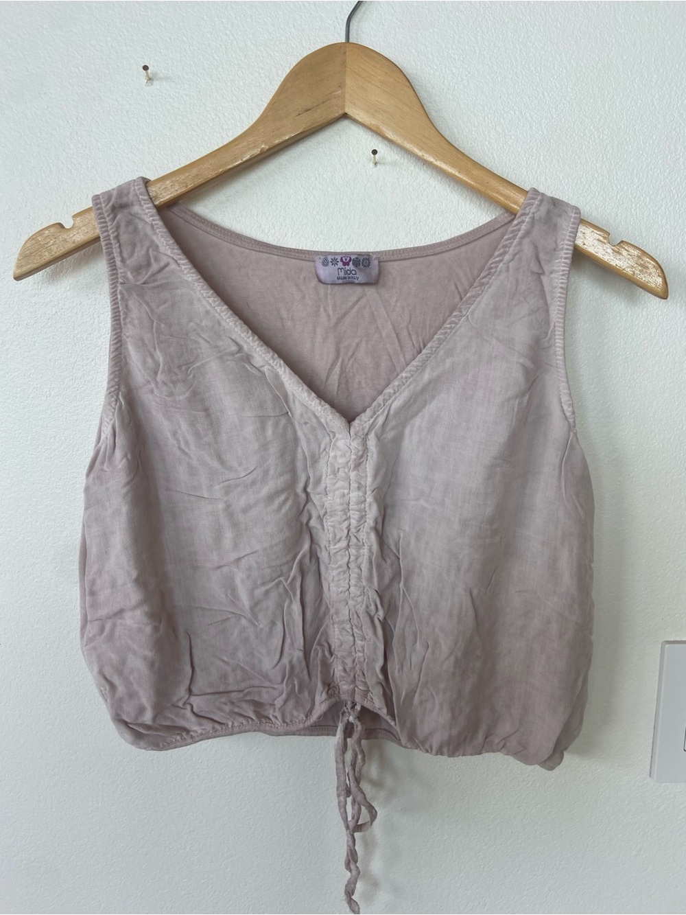 Mauve Tank Crop Top